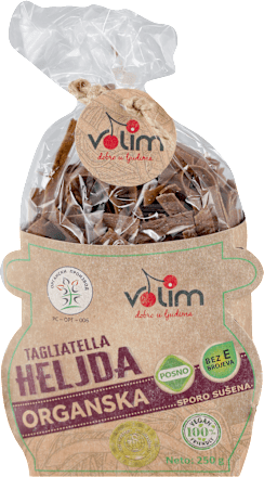 HELJDA ORGANSKA - TAGLIATELLA Volim dobro u ljudima