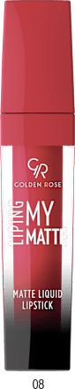 Течно червило My Matte Lipping - Nr. 08 GOLDEN ROSE