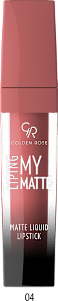 Течно червило My Matte Lipping - Nr. 04 GOLDEN ROSE