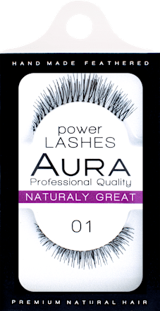 Power Lashes veštačke trepavice – 01 Naturaly Great AURA