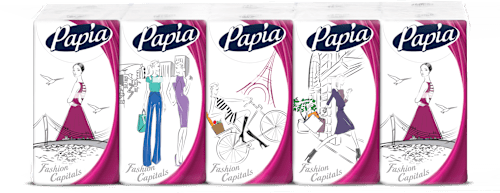 Носни кърпи Classic 4 пл.10x10 Papia