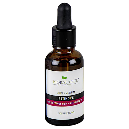 Ser pentru față cu retinol și vitamina E BIOBALANCE