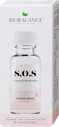 Arcszérum SOS szárító hatású, akné ellen BIOBALANCE