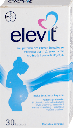 Meke želatinske kapsule - prenatalni vitamini za trudnice i doilje elevit