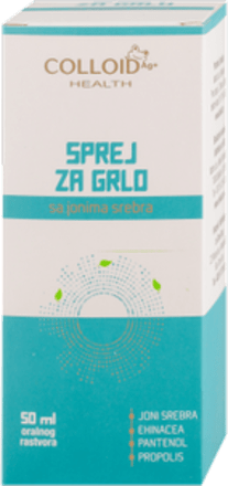 SPREJ ZA GRLO - sa jonima srebra COLLOID
