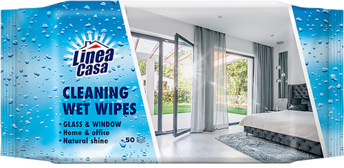 Vlažne maramice za čišćenje staklenih površina LINEA