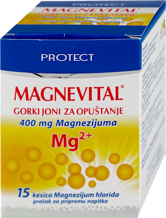 MAGNEVITAL - GORKI JONI ZA OPUŠTANJE prašak u kesicama za pripremu napitka PROTECT