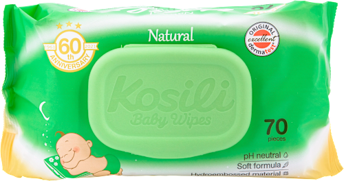Natural - vlažne maramice Kosili