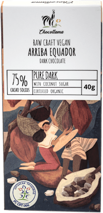 ARRIBA EQUADOR organska crna čokolada Chocollama