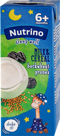 sleep well mlekce za bebe - heljda i suva šljiva,  od 6. meseca Nutrino