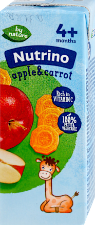 Sokić, jabuka i šargarepa, od 4. meseca Nutrino