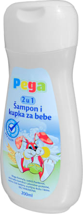 2u1 šampon i kupka za bebe, od 3. godine Pega