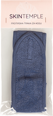 Traka za kosu sa čičkom - teget SKINTEMPLE