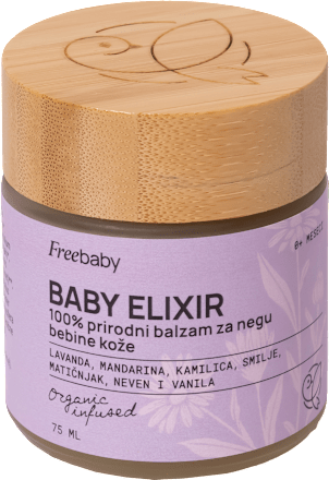 BABY ELIXIR - 100% prirodni balzam za negu bebine kože Free BABY