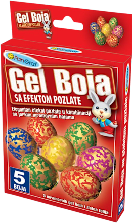 Gel boja s efektom zlata Dekoracije