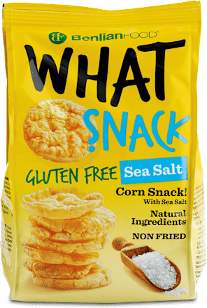 Kukuričný snack What Snack s morskou soľou  benlian