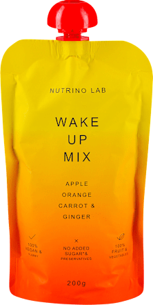 WAKE UP MIX pire - jabuka, pomorandža i šargarepa sa dodatim đumbirom Nutrino Lab