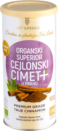 ORGANSKI SUPERIOR CEJLONSKI CIMET + u prahu JUST SUPERIOR