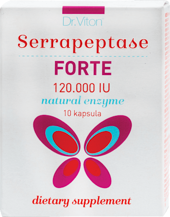 Serrapeptase Forte 120.000 IU kapsule Dr. Viton