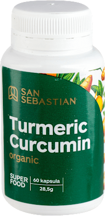 Turmeric Curcumin organic kapsule San Sebastian