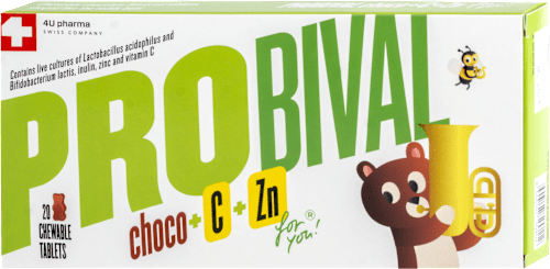 for you! choco+C+Zn čokoladni medvedići probiotik sa prebioticima za decu 4U pharma