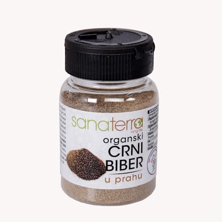 CRNI BIBER - organski sanaterra