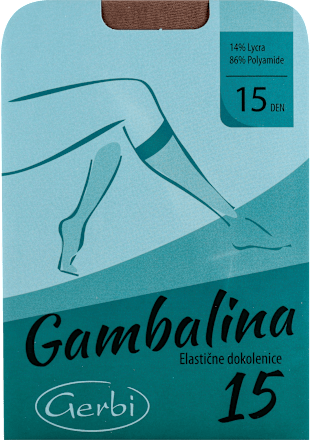 Gambalina dkolenica, 15 DEN, svetlo braon Gerbi
