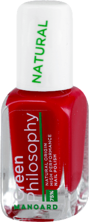 NATURAL Green Philosophy lak za nokte - RED Manoard