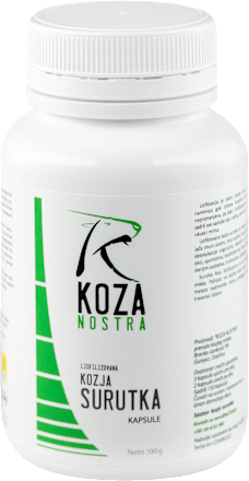 Liofilizovana kozja surutka u kapsulama KOZA NOSTRA