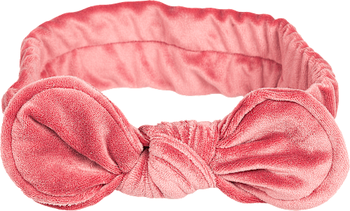 Plišana traka za kosu - roze SKINTEMPLE