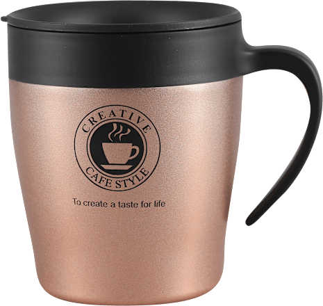 Termos šolja za kafu sa kašikom - bronzana, zapremina: 330 ml Nexus