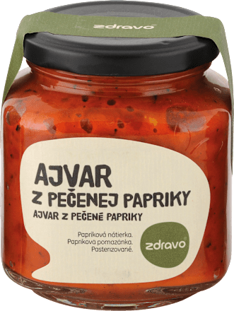 Ajvar z pečenej papriky  zdravo