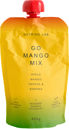 GO MANGO MIX pire - jabuka, mango, papaja, banana Nutrino Lab