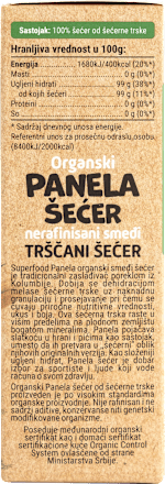 PANELA ŠEĆER SUPERFOOD