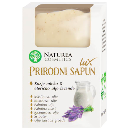 Lux PRIRODNI sapun kozje mleko i eterično ulje lavande NATUREA COSMETICS