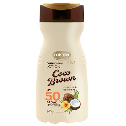 Sun Coco Brown losion za zaštitu od sunca, SPF 50, kokos TOP TEN