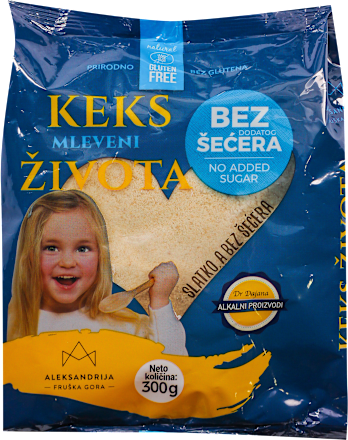 Mleveni keks života Aleksandrija