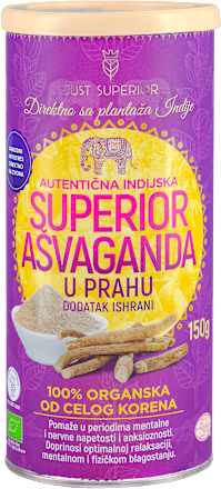 Organska SUPERIOR AŠVAGANDA U PRAHU JUST SUPERIOR