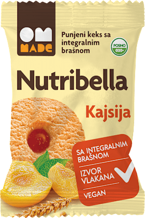 Integralni keks - kajsija OM MADE