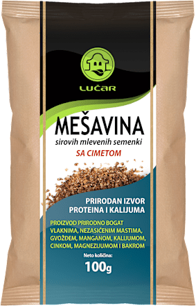 MEŠAVINA sirovih semenki - SA CIMETOM LUČAR