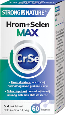 Hrom+Selen MAX - kapsula  STRONG NATURE
