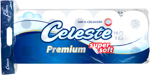 Premium toaletni papir, 3-slojni, 150 listića Celeste