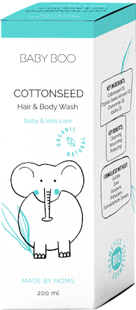 COTTONSEED kupka i šampon za bebe BABY BOO