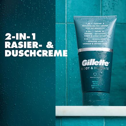 Rasier- & Duschcreme Initmate 2in1 Gillette INTIMATE