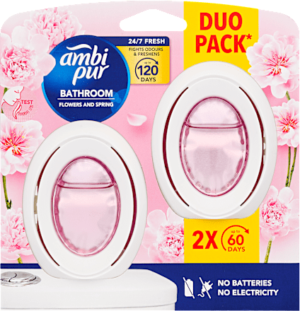 Fürdőszobai illatosító Flower duo pack Ambi Pur