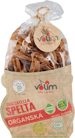 SPELTA ORGANSKA - TAGLIATELLA  Volim dobro u ljudima