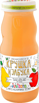 Dečiji kašasti voćni sok, kruška i jabuka, od 4. meseca  juvitana