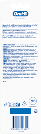 Zahnbürste 1-2-3 Classic Care mittel sortiert Oral-B