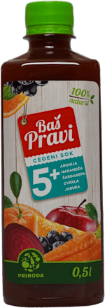 CEĐENI SOK 5+ multivitamin  Baš Pravi