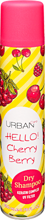 Volumennövelő szárazsampon, cseresznye és erdei gyümölcs illattal URBAN Care